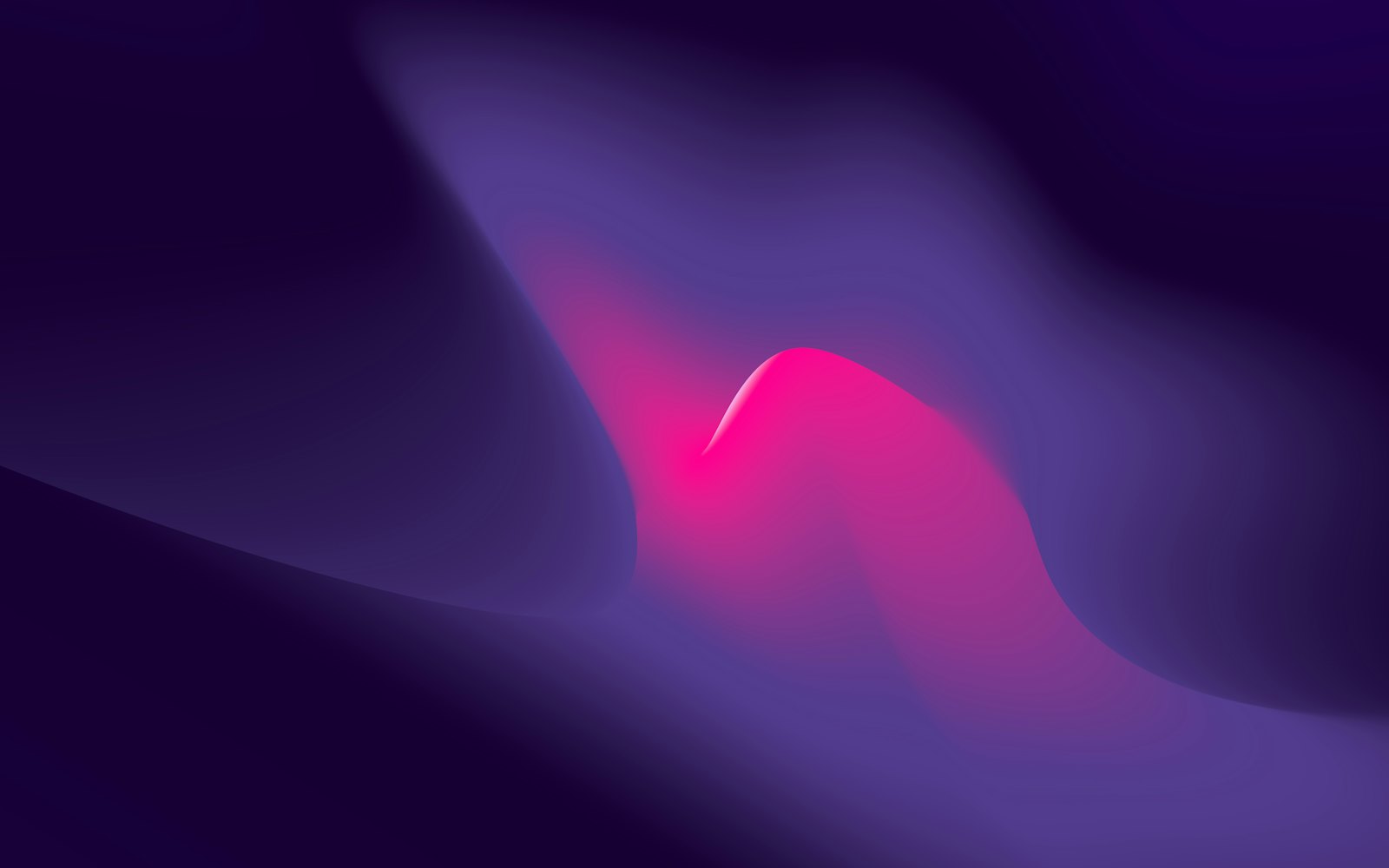 Flowing purple and pink gradient waves